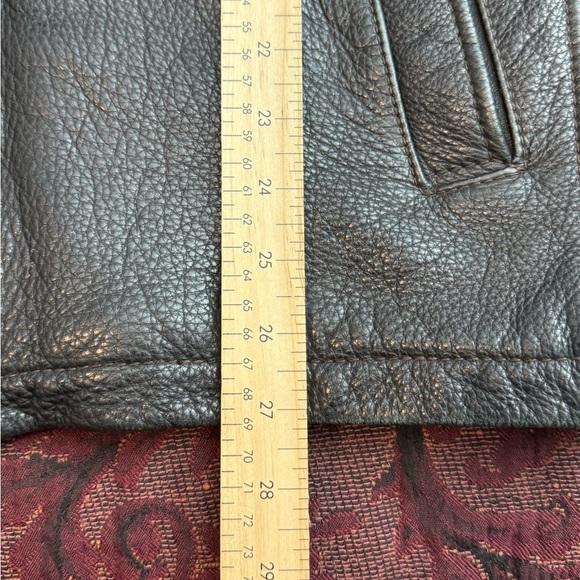 90s Dockers Genuine Leather Jacket with Quilt Lining - Picture 7 of 7